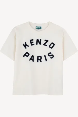 Kenzo Short Sleeve Logo White T-Shirt140146cm