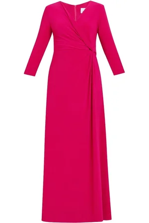 Gina Bacconi Celine Jersey Wrap Maxikjole50