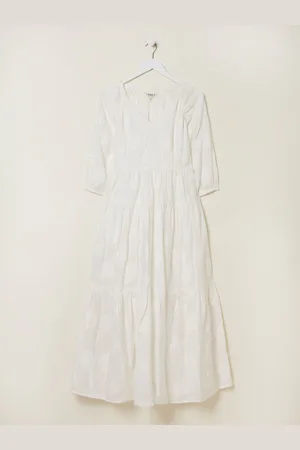 Fat Face FatFace Jacquard Maxi Dress34kort