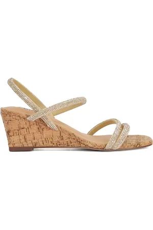 Dune Kalia Embellished Low Cork Kilehæle Sandalereu38