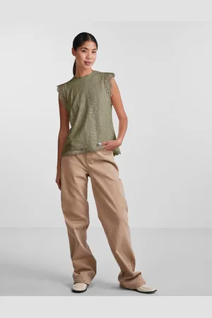 Pieces® Lace Cap Sleeve TopXS 6