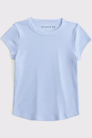 Abercrombie & Fitch Baby JAN2 Short Sleeve Essential Blue T-Shirt7 - 8 år (122 - 128cm)