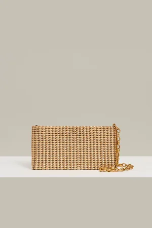 Reiss Bailey Beaded Skuldertaske med aftagelig remEn