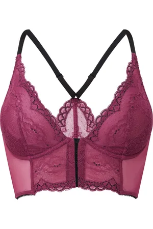 Gossard Purple Superboost Lace Deep V Bralet80DD