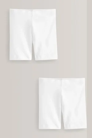 Next 2 Pack Cotton Rich Stræk cykelshorts (3-16år)5 år (110cm)