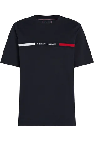 Tommy Hilfiger Regular Fit 100% Cotton T-Shirt With Logo Panellarge