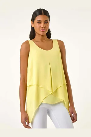 Roman Asymmetric Sleeveless Vest Top38