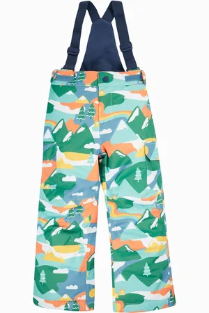 Frugi Blue Waterproof Mountains Snow And Ski Salopettes Trousers7 - 8 år (122 - 128cm)