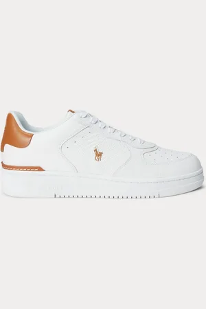 Ralph Lauren Masters Court Leather Trainers