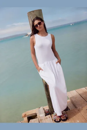 Next Drop Waist Maxi Length Jersey Dressmedium