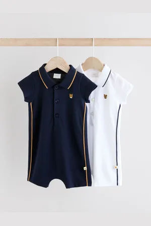 Next Textured Baby Rompers 2 Pack6268cm