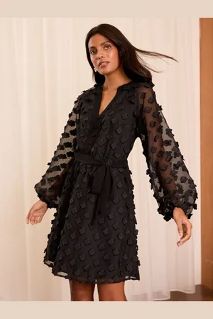 Love & Roses 3D Flower Belted Mini Dress48