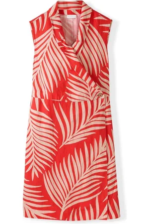 CELTIC & CO. Wrap 100% Linen Dress44