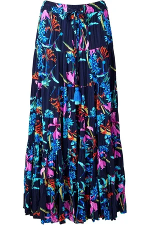 Joe Browns Dark Floral Print Sequin Embellished Skirt36