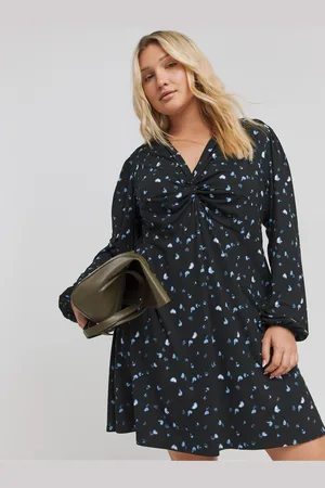 Simply Be Supersoft Knot Front Skater Dress48