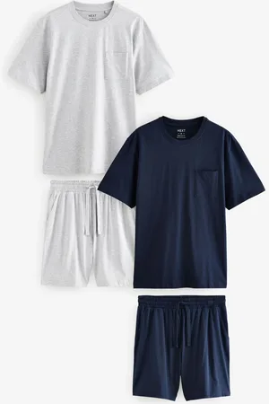 Next Jersey 100% Cotton Pyjamas Shorts 2 PackM