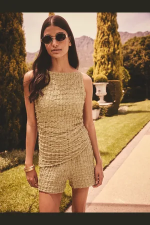 Next Textured Strappy Square Neck Top50