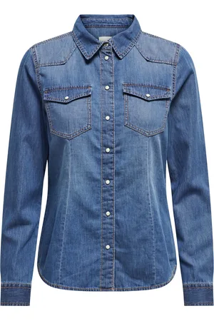 ONLY Lightweight Denim 100% Cotton Shirt38