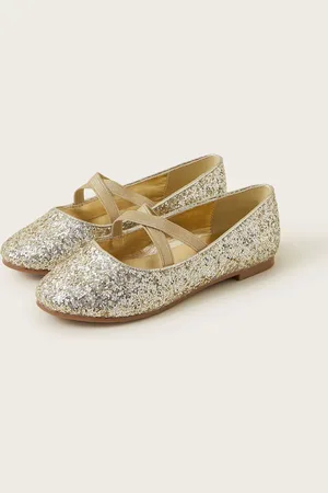 Monsoon Glitter Ballerina Flats