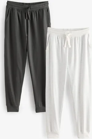 Next Slim Lightweight 100% Cotton Joggers 2 PackL Kort