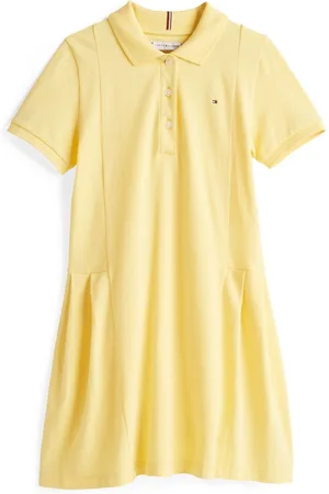 Tommy Hilfiger Pleated Short Sleeve Polo Dress152158cm