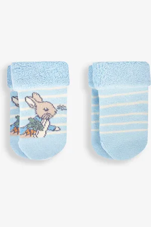 JoJo Maman Bébé 2-Pack Peter Rabbit Baby SocksNyfødt