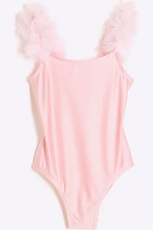 River Island Girls 3D Flower Swimsuit110116cm