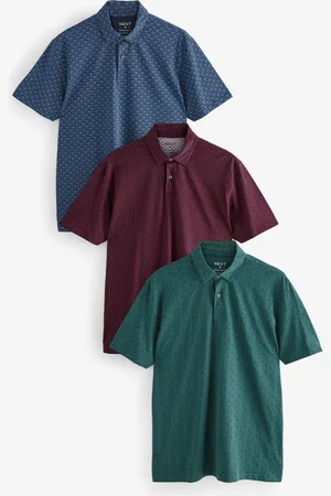 Next Kortærmet jersey poloskjorter 3 PakkeL