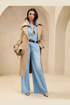 Lipsy London Double Collar Trench Coat42