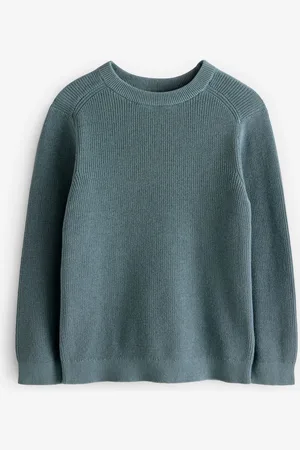 Next 100% Cotton Crew Neck Knitted Jumper (3-16yrs)7 år (122cm)