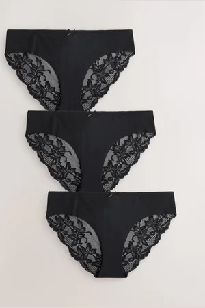 Next Ingen VPL Lace Back Briefs 3 Pakke44