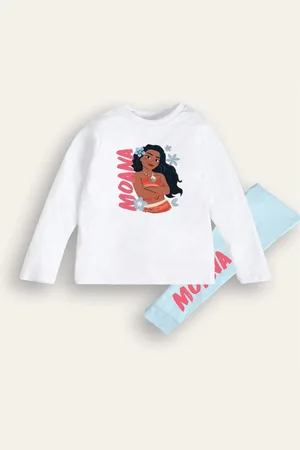 Brand Threads Disney Moana Girls Pyjamas Set122128cm