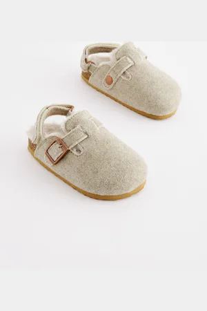 Next Varme forede træsko-slippers