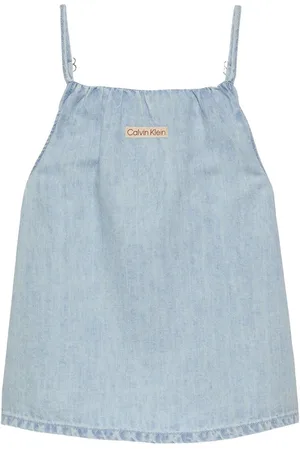 Calvin Klein Denim Strap Top158164cm