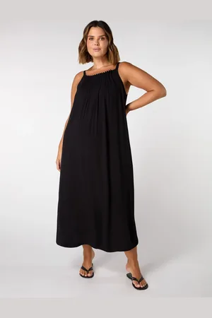 Live Unlimited London Curve Crinkle Strappy Dress46