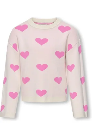 ONLY Grey Heart Jumper158164cm