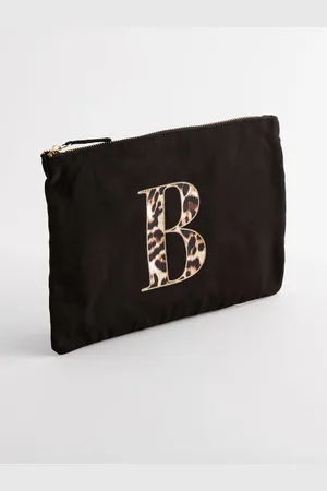 Next 100% Cotton Print Initial PouchS