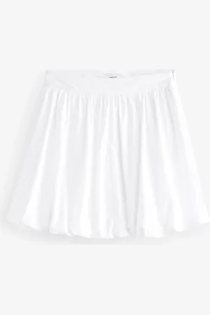 Next Bubble Hem Mini 100% Cotton Skirt48 Høj
