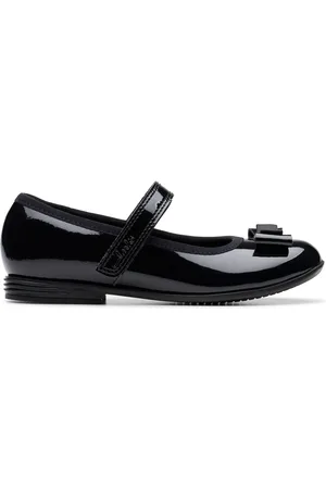 Clarks Finja Tap Mary Jane Sløjfe Patent Sko
