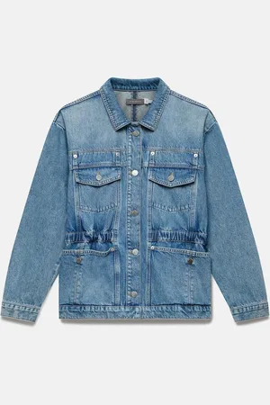 mint&berry Waist Detail Denim 100% Cotton Jacketsmall
