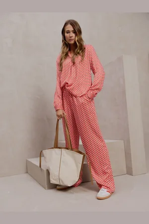 Smith & Soul Bluse med trykStor