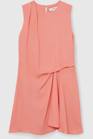 Reiss Elina Draped Tuck Mini Dress38