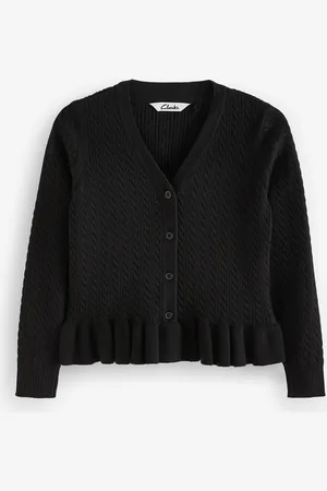 Clarks School Cable Knit Cardigan14 år (164cm)
