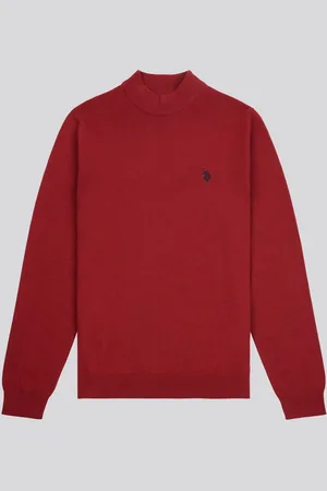 U.S. Polo Assn. U. S. Polo Assn. Mens Combed 100% Cotton Turtle Neck SweaterL