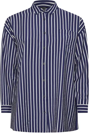 Evans Blue Stripe Girlfriend Shirt46