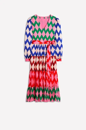 Boden V-Neck Tiered Dress40