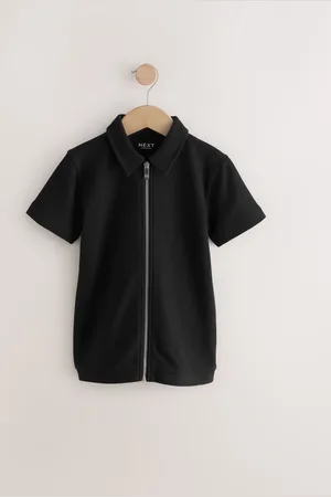 Next Zip Through Kortærmet 100% Cotton Polo-skjorter (3-16år)134140cm
