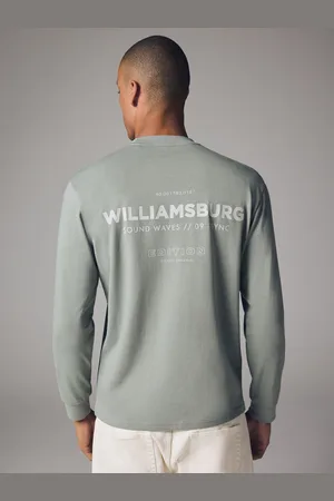 Next Relaxed Fit Long Sleeve Heavyweight Back Print Graphic 100% Cotton T-Shirt5XL