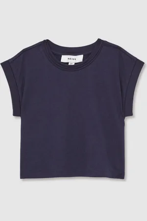 Reiss Terry Cotton Jersey Cropped T-Shirt8 - 9 år (128 - 134cm)