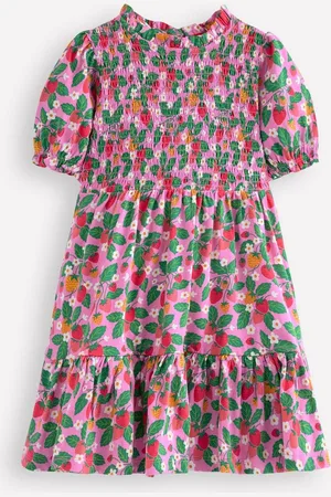 Boden 100% Cotton Aurora Shirred Twirly Dress122128cm